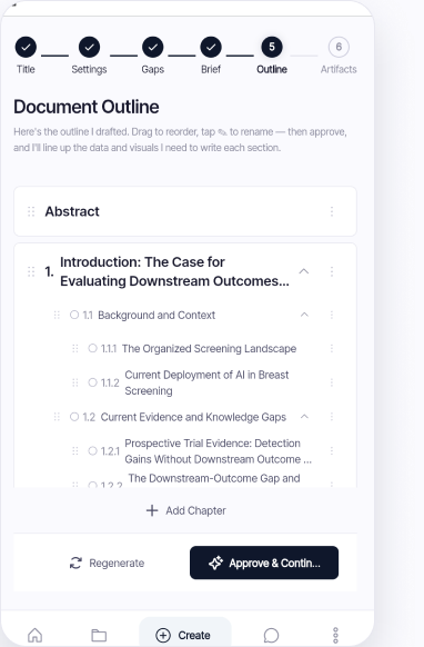 Build the outline — Relumir app view